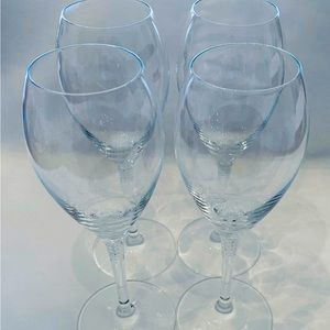 Vintage German Crystal Wine Glasses (4)